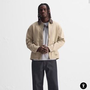 Contrasting Collar Jacket from Zara